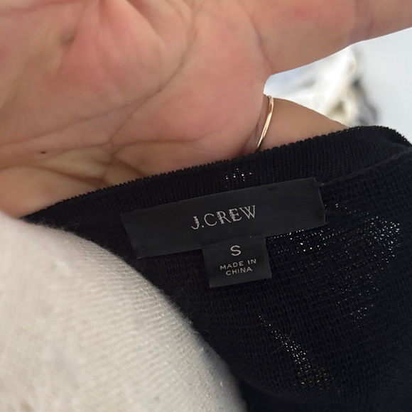 J. Crew Black Trench Cardigan  for Women - Picture 2 of 5